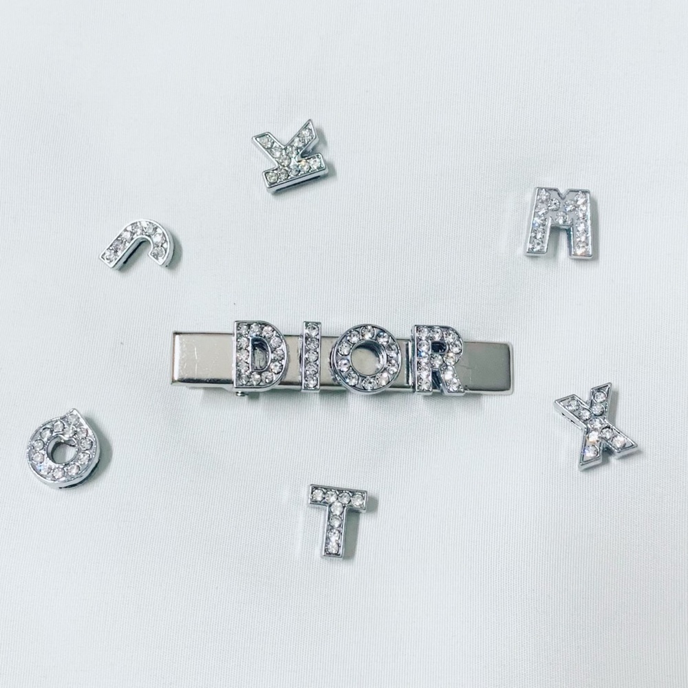 Dior custom hair clip barrette accessory